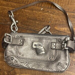 Metallic Silver CHLOE Women's Mini Bag